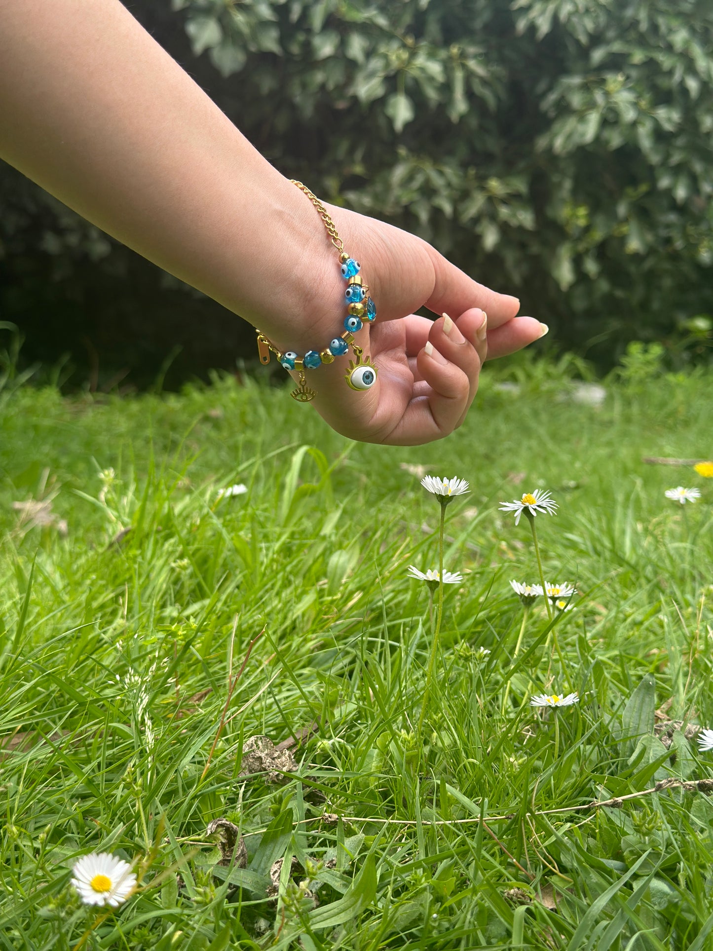 Divine Energy Evil Eye Bracelet (18 + 6 cm)