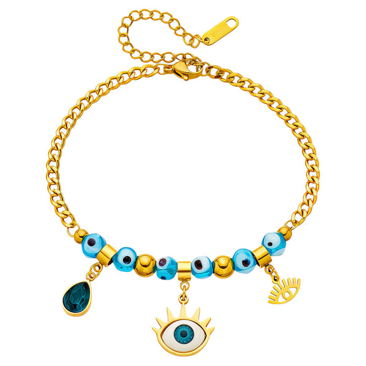Divine Energy Evil Eye Bracelet (18 + 6 cm)