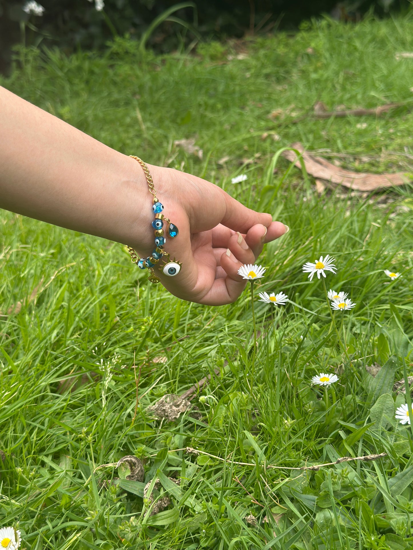 Divine Energy Evil Eye Bracelet (18 + 6 cm)